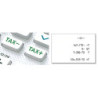 CALCULADORA CASIO FR 2650 RC PAPEL 12 DIG. C/TRANSFORMADOR 220V