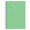 D08-DIETARIO BASE WIRE'O ITAL26 2026 PREMIUM VERDE-B26 D/P 14’5X20’5 CM ESPIRAL 0D0858B26