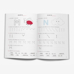 RUBIO ESCRITURA MAYUSCULAS Nº  1