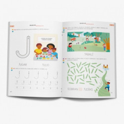 RUBIO ESCRITURA MAYUSCULAS Nº  2B    +4 AÑOS