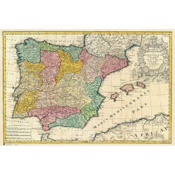 POSTER MAPA ESPAÑA HISTORICO 60*91,5 GPE4332 ERIK