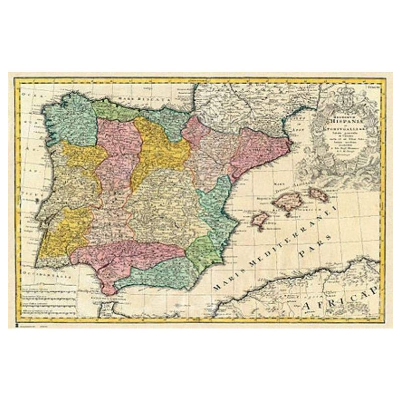 POSTER MAPA ESPAÑA HISTORICO 60*91,5 GPE4332 ERIK