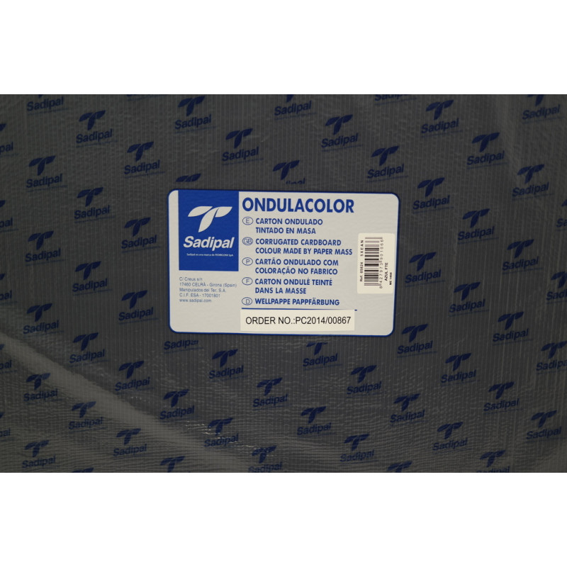 CARTON ONDULADO AZUL FUERTE 50*65 PTE 5H 05824 SADIPAL