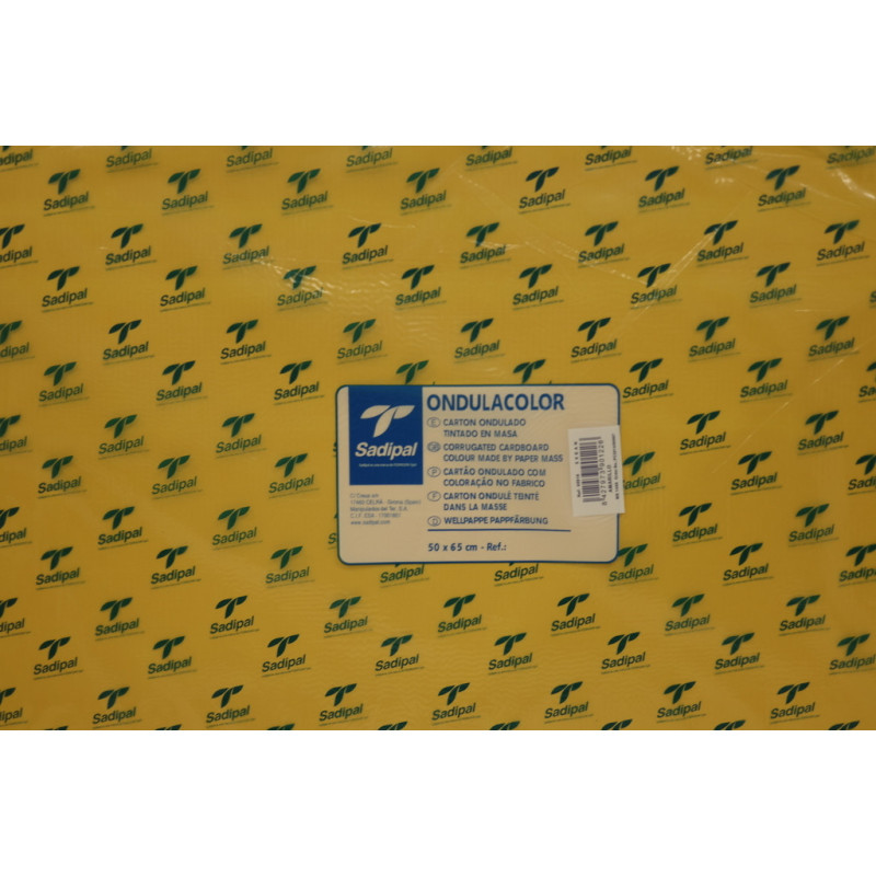 CARTON ONDULADO AMARILLO 50*65 PTE 5H 05918 SADIPAL