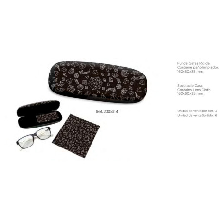ESTUCHE PARA GAFAS C/PAÑO LIMPIADOR SENFORT18 WINTER PREMIUM 14-GEOMETRICO 200530 14