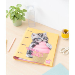 CARPEBLOC DEC RINGBOOK FL 4A TROQUELADA PET CAT LOVELY KITTENS ERIK CBK0079