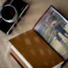 CUADERNO DE VIAJE C/GOMA ERIK REAL MADRID MARRON CTBV036