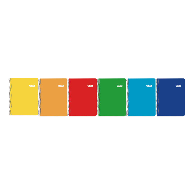 CUADERNO 4º 80H 60GR RAYADO DOBLE RAYA TAPA BLANDA ENRI