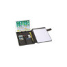 CARPETA CONGRESO FOLIO C/SOPORTE TABLET CARCHIVO TELA VENTURE VERDE 23010116