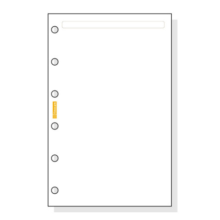 AGENDA RECAMBIO FINOCAM 602 LISO BLANCO C242