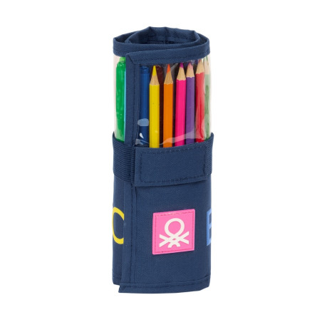 PLUMIER ENROLLABLE 27 PCS. BENETTON "DAMERO" SAFTA25 ENERO 412550786