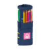 PLUMIER ENROLLABLE 27 PCS. BENETTON "DAMERO" SAFTA25 ENERO 412550786