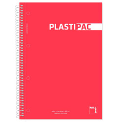 CUADERNO T PP FOLIO 100H MICROPERFORADO PACSA PLASTIPAC 90G LISO 16686