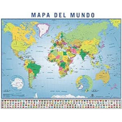 POSTER MAPA MUNDI POLITICO 40*50 MPGE0072 ERIK