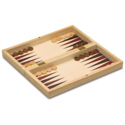 JUEGO 3 EN 1 CAYRO AJEDREZ DAMAS BACKGAMMON MADERA PLEGABLE REF 648