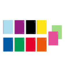 CUADERNO FOLIO 80HJ 60G MILIMETRADO MRG T/CARTONCILLO SURTIDOS BASIC PACSA