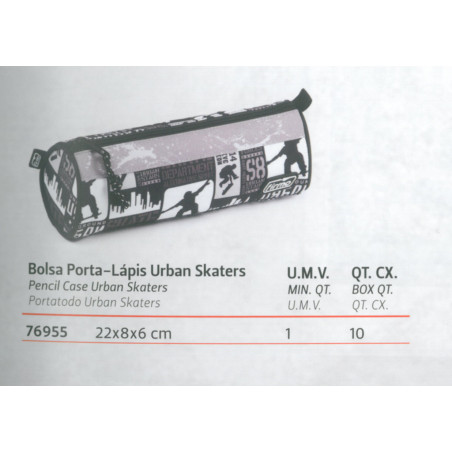 PORTATODO FIRMO15 URBAN SKATERS 22CM REDONDO 76955 ^