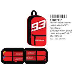 ESTUCHE CREMA MOCHILA C/4 PORT. VACIO MARC MARQUEZ 412097847 23*12 SAFTA22