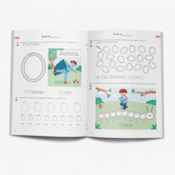 RUBIO ESCRITURA MAYUSCULAS Nº  2A   +4 AÑOS