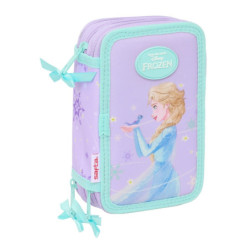 PLUMIER TRIPLE 37 PCS FROZEN "SPIRIT" SAFTA25 VAC 412571857 MEDIDAS: 19,5*12,5