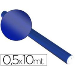 PAPEL METALIZADO ROLLO CONTINUO 0,5*10M AZUL SADIPAL 12702 ^