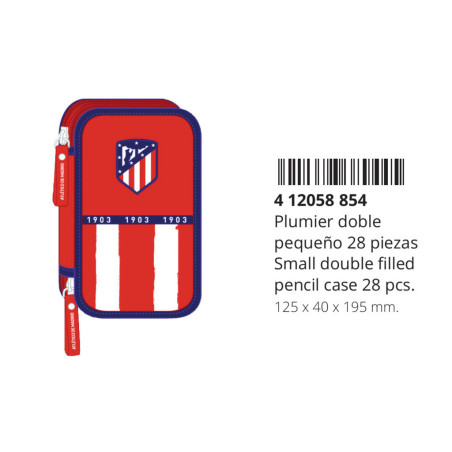 ESTUCHE CREMA DOBLE PEQ 28 PCS ATCO. DE MADRID 1ª EQUIPACION 20/21 412058854 19,5*12,5 SAFTA22