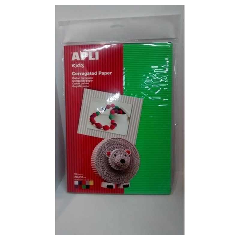 CARTON ONDULADO LISO SURTIDO 10H A4 APLI 13826 ^