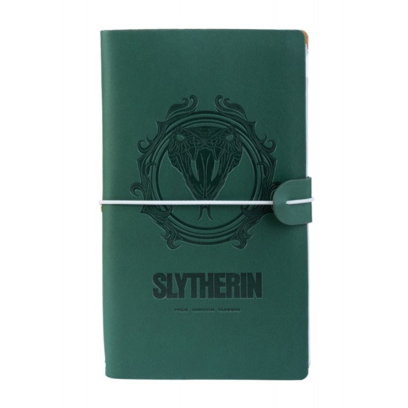 CUADERNO DE VIAJE HARRY POTTER SLYTHERIN C/GOMA ERIK CTBV018