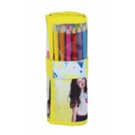 PORTATODO LLENO SAFTA16 SOY LUNA FACES 411676786 ^