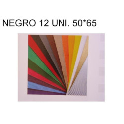 CARTON ONDULADO NEGRO 50*65 PTE 12H ^