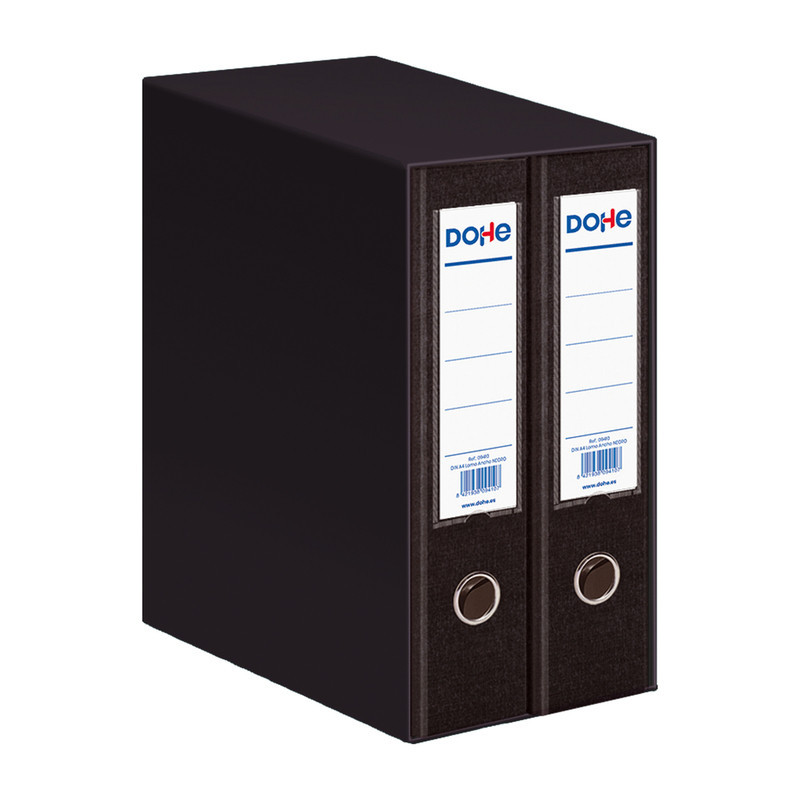 MODULO 2 ARCHIVADORES A-Z PALANCA DOHE A4 NEGRO 91003