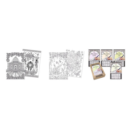 BLOC 16*23 PAMPY HOJAS DE COLOREAR CONVERTIBLES EN TARJETA 20H 324454 POESSA (12)