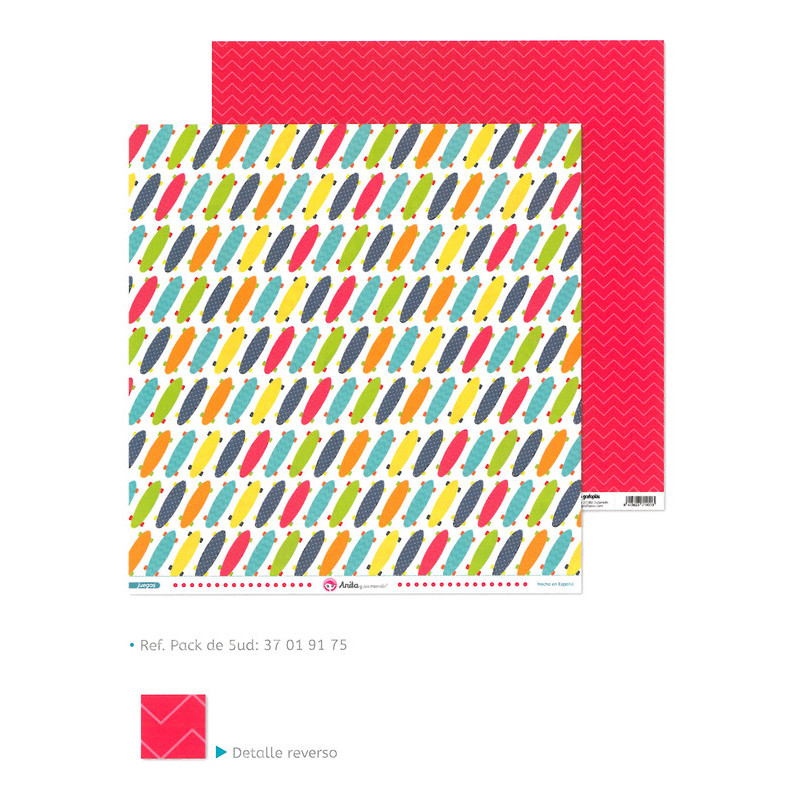 CARTULINA GRAFOPLAS ANITA SCRAP 180G DOBLE CARA JUEGOS 37019175