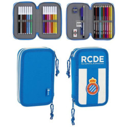 PLUMIER DOBLE PQÑO 28 PCS RCD ESPANYOL SAFTA25 ENERO 411753854