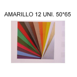 CARTON ONDULADO AMARILLO 50*65 PTE 12H ^