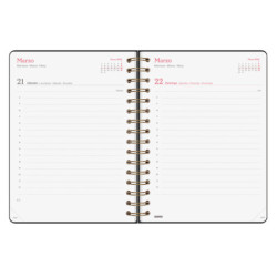AGENDA ALMA E10 1DP 2026 NEGRO+ FINOCAM26 762040126 180 X 30 X 220 MM