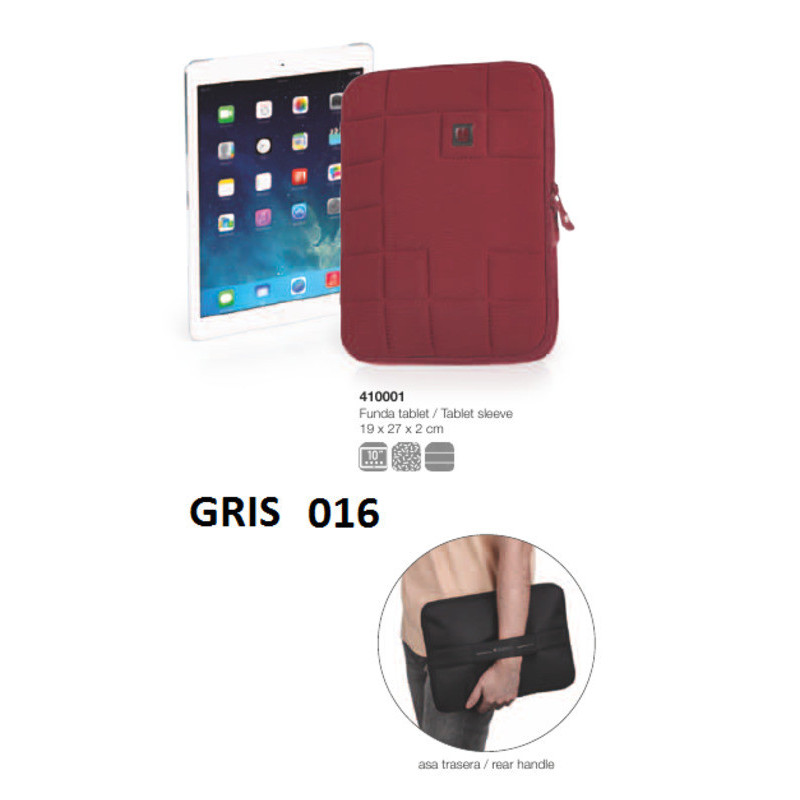 FUNDA IPAD GRIS BULK 410001 16 GABOL18 BUSINESS WINTER