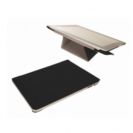 FUNDA TABLET IPAD 9,7" PRYSE RIGIDO C/IMAN NEGRO 4800200 ^
