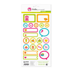 CARTULINA GRAFOPLAS ANITA PACK 5 LAMINAS PEGAT.COLECCION MASCOTAS 37010522