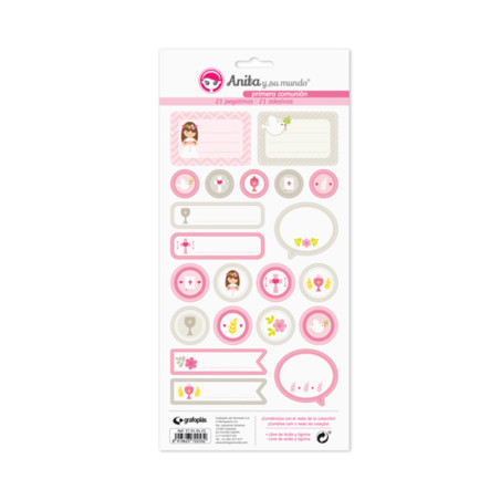 CARTULINA GRAFOPLAS ANITA PACK 5 LAMINAS PEGAT.COLECCION 1ªCOM.ELL 37010525