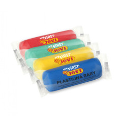 PLASTILINA BABY JOVI ESTUCHE 4 PASTILLAS 38G COLORES SURTIDOS 372/4 UNIDAD