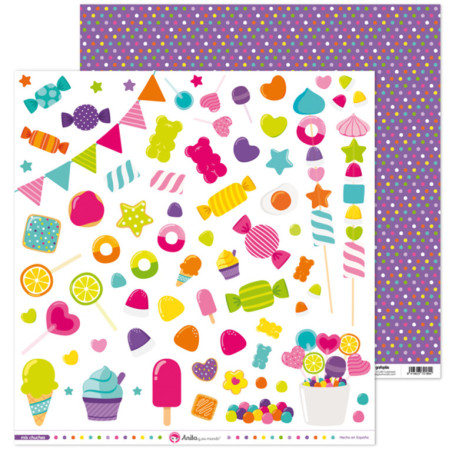 CARTULINA GRAFOPLAS ANITA PACK5 LAMINAS FIGUR.RECORTABLES MIS CHUC 37010923