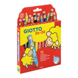 GIOTTO BE-BÈ SÚPER LÁPICES EST.12 UDS + SACAPUNTAS