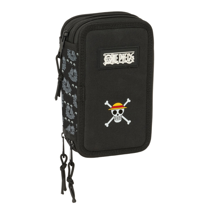 PLUMIER TRIPLE 37 PCS ONE PIECE "PIRATES" SAFTA25 ENERO 422506857