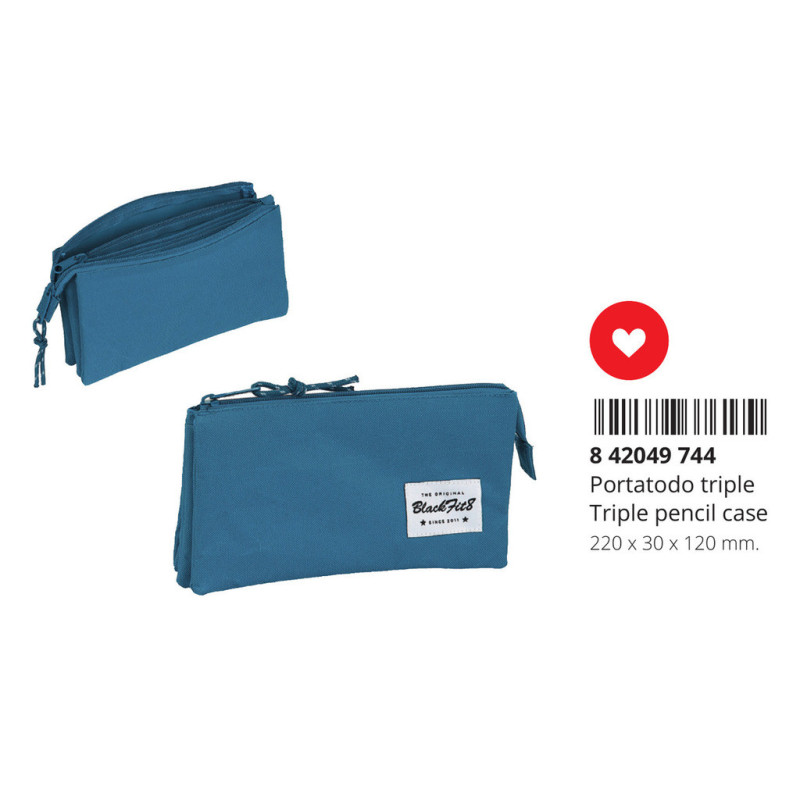 PORTATODO TRIPLE BLACKFIT8 EGEO SAFTA26 842049744 12X22 UNIDAD