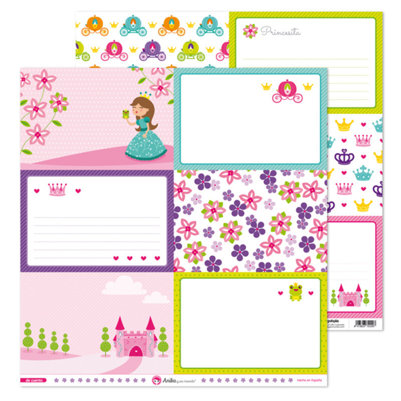 CARTULINA GRAFOPLAS ANITA PACK5 PAPEL TARJETAS GRANDES DE CUENTO 37011720
