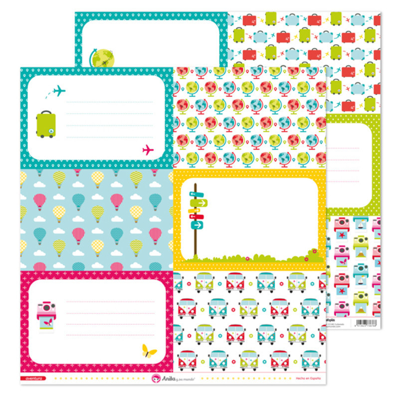 CARTULINA GRAFOPLAS ANITA PACK5 PAPEL TARJETAS GRANDES AVENTURA 37011727