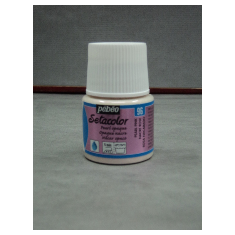 PINTURA PEBEO SETACOLOR  45ML NACAR ROSA PERLA C-96