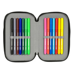 PLUMIER DOBLE PQÑO 28 PCS EL NIÑO "GREEN BALI" SAFTA23 ENERO 412332854