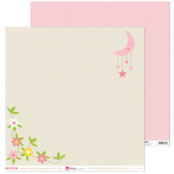 CARTULINA GRAFOPLAS ANITA PACK5 PAPEL SCRAP 12X12LO LUNA ROSA BB 37018615